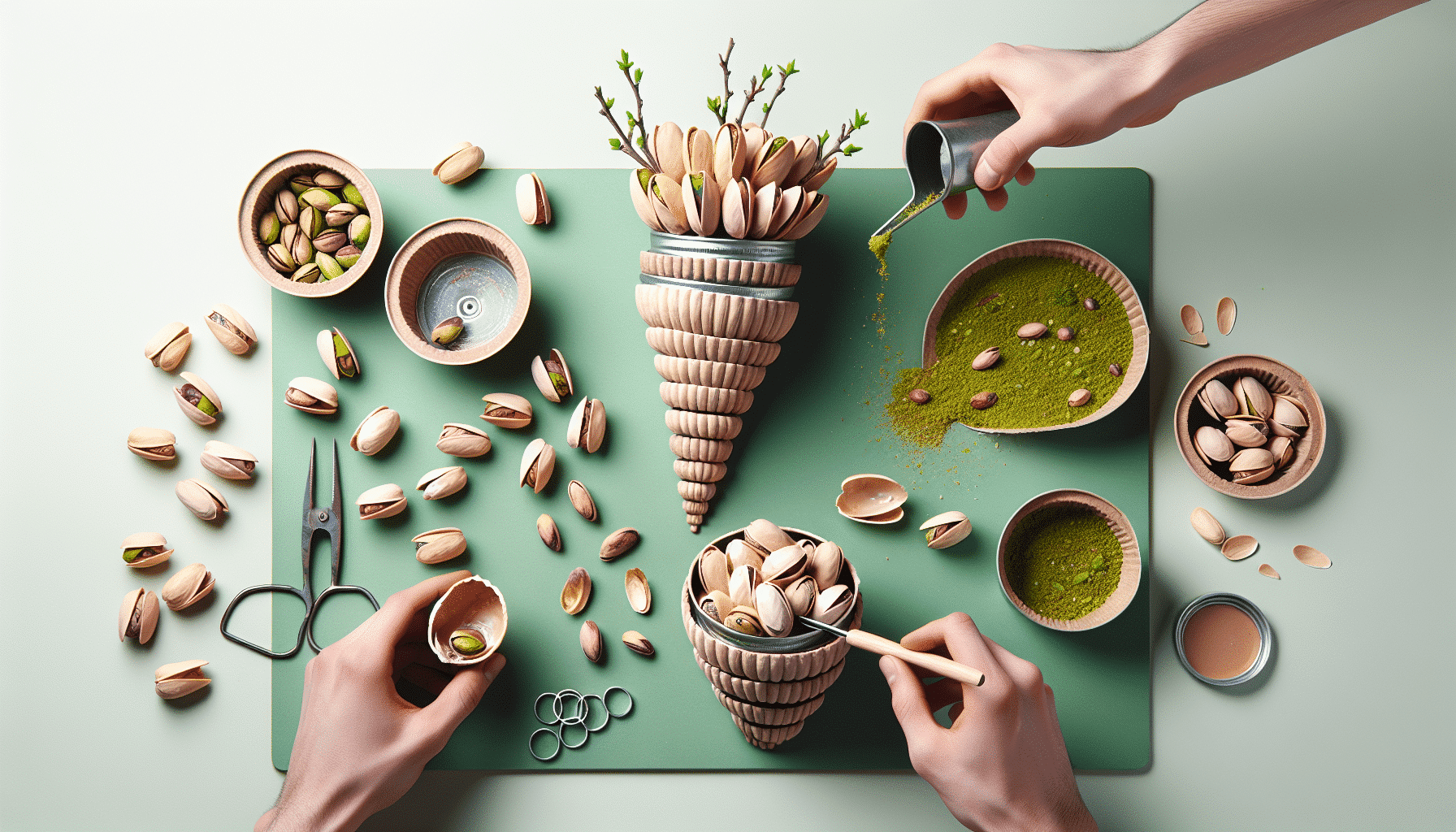 Cáscaras de Pistacho: Convierte Desperdicio en Creativos Portavelas Ecológicos