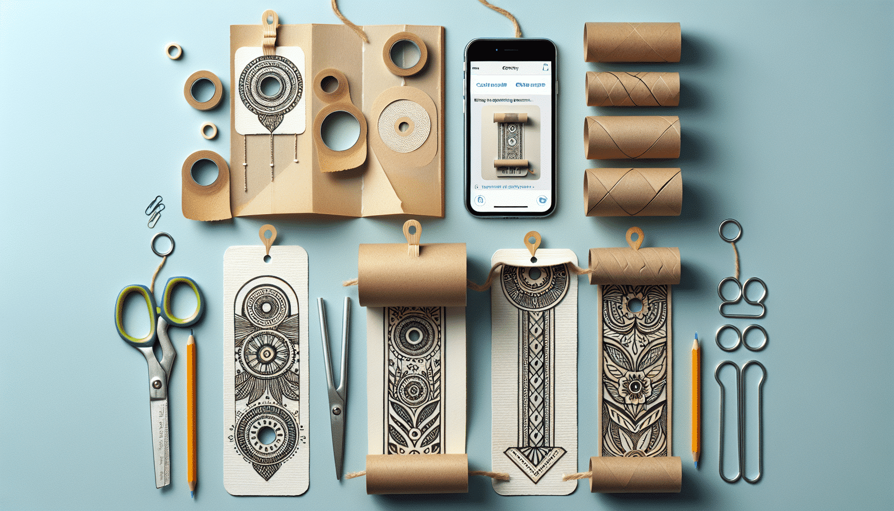 Transforma Rollos de Papel Higiénico en Elegantes y Exclusivos Marcadores de Libros que Superan a Zara Home