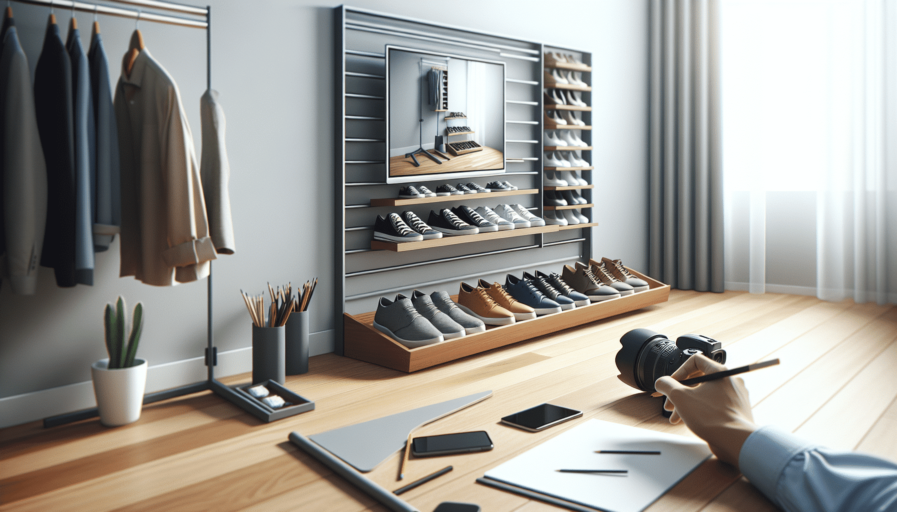 Organización Eficiente: Zapatero Deslizante para Maximizar Espacios Compactos