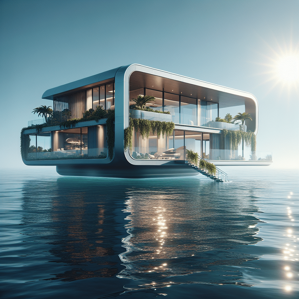 Oasis Flotante: La Casa de Ensueño que Desafía al Mar con un Diseño Impresionante