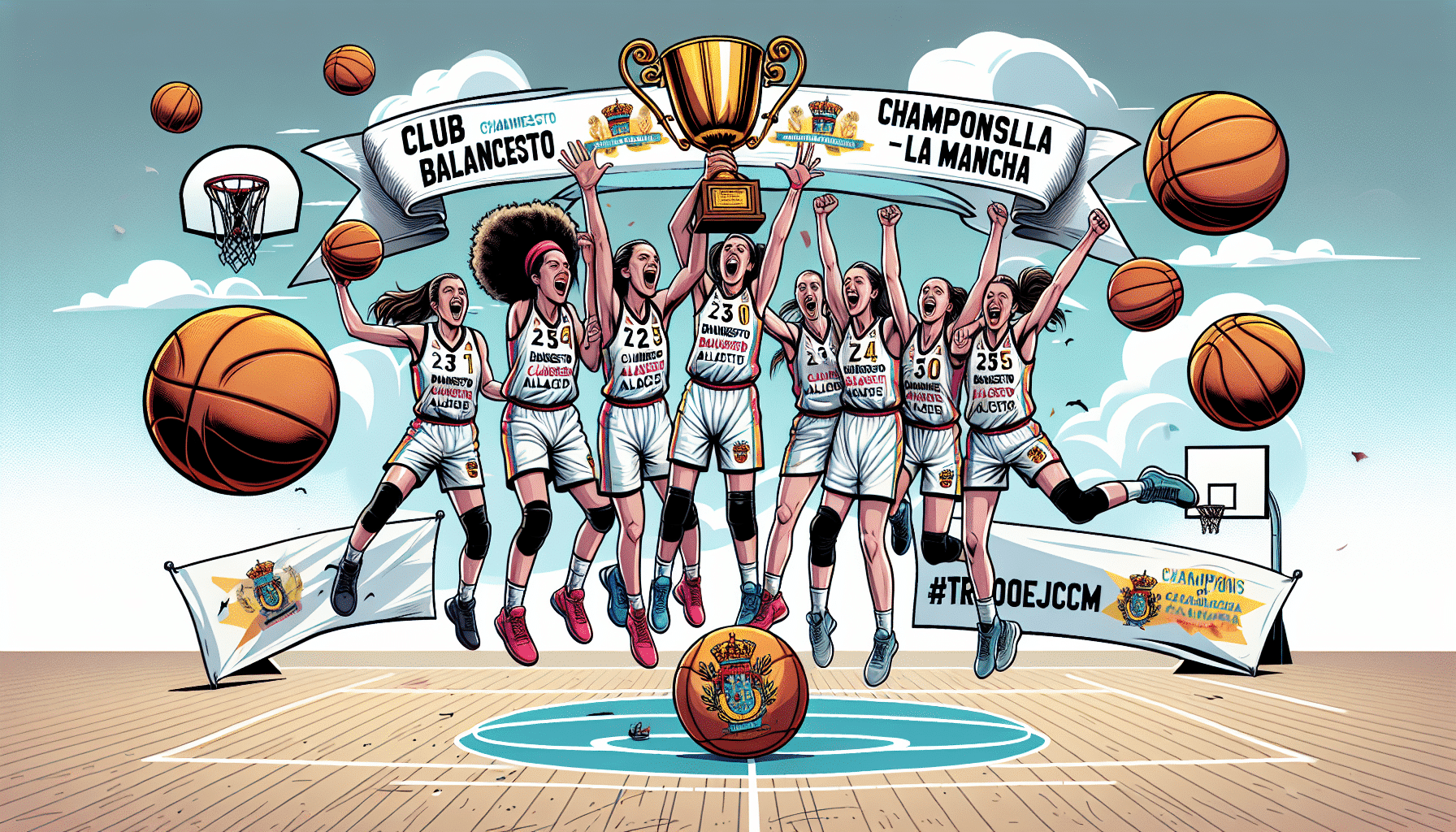 Club Baloncesto Albacete se Corona Campeón de Castilla-La Mancha 2024 en el #TrofeoJCCM Femenino