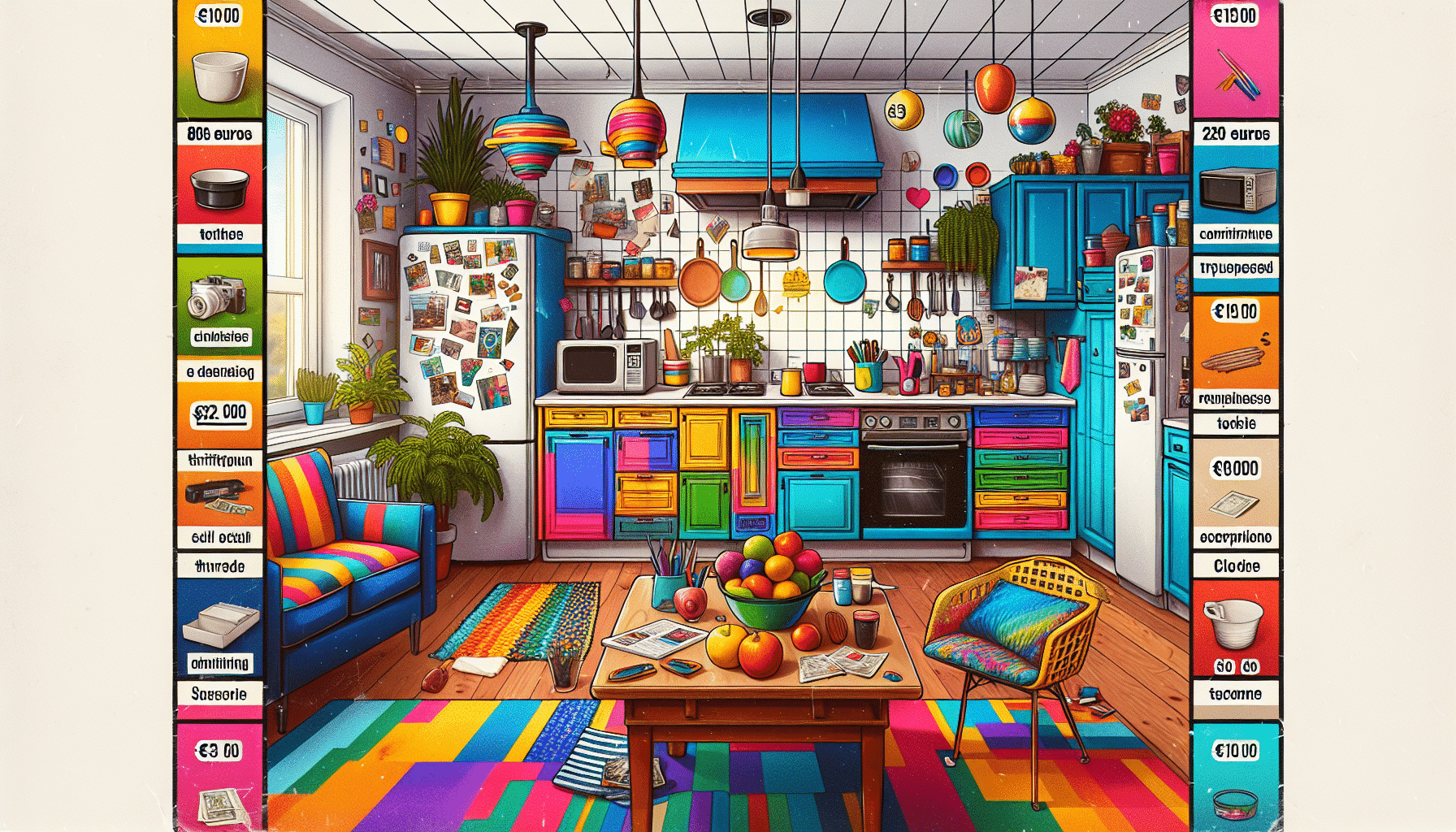 Renovación Económica: De Cocina Ochentera a Oasis Colorido por Solo 120 Euros