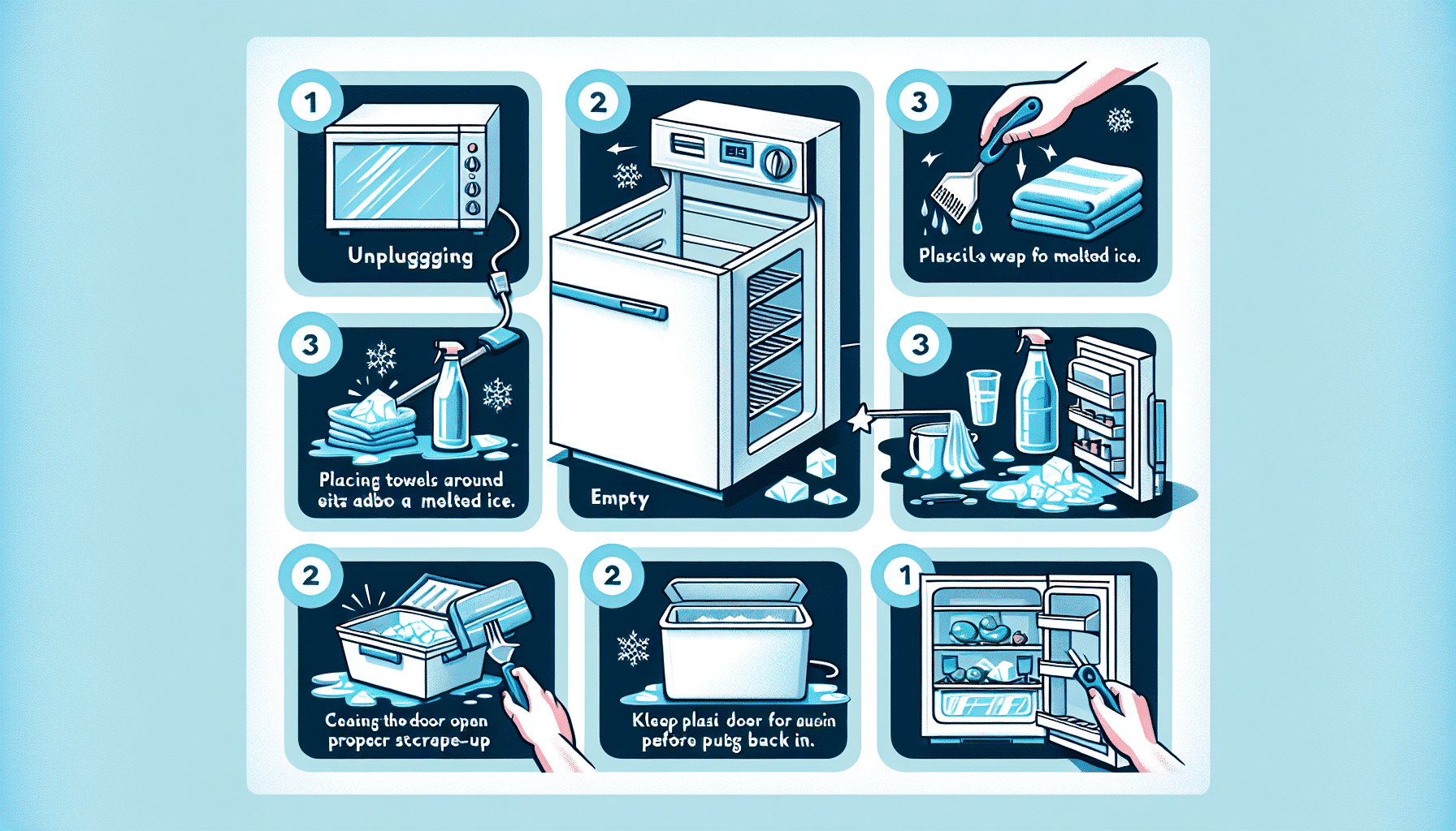 Guía Práctica para Descongelar tu Congelador: Eficiencia y Seguridad al Máximo