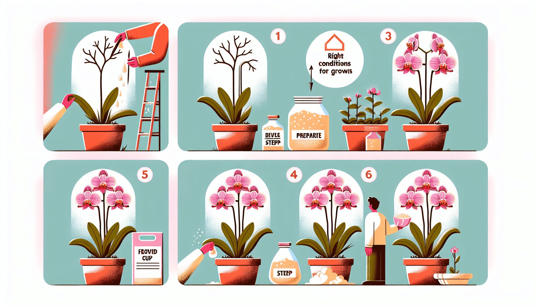 Guía Práctica: Cómo Revitalizar Tu Orquídea y Restaurar su Floración en Cuatro Sencillos Pasos