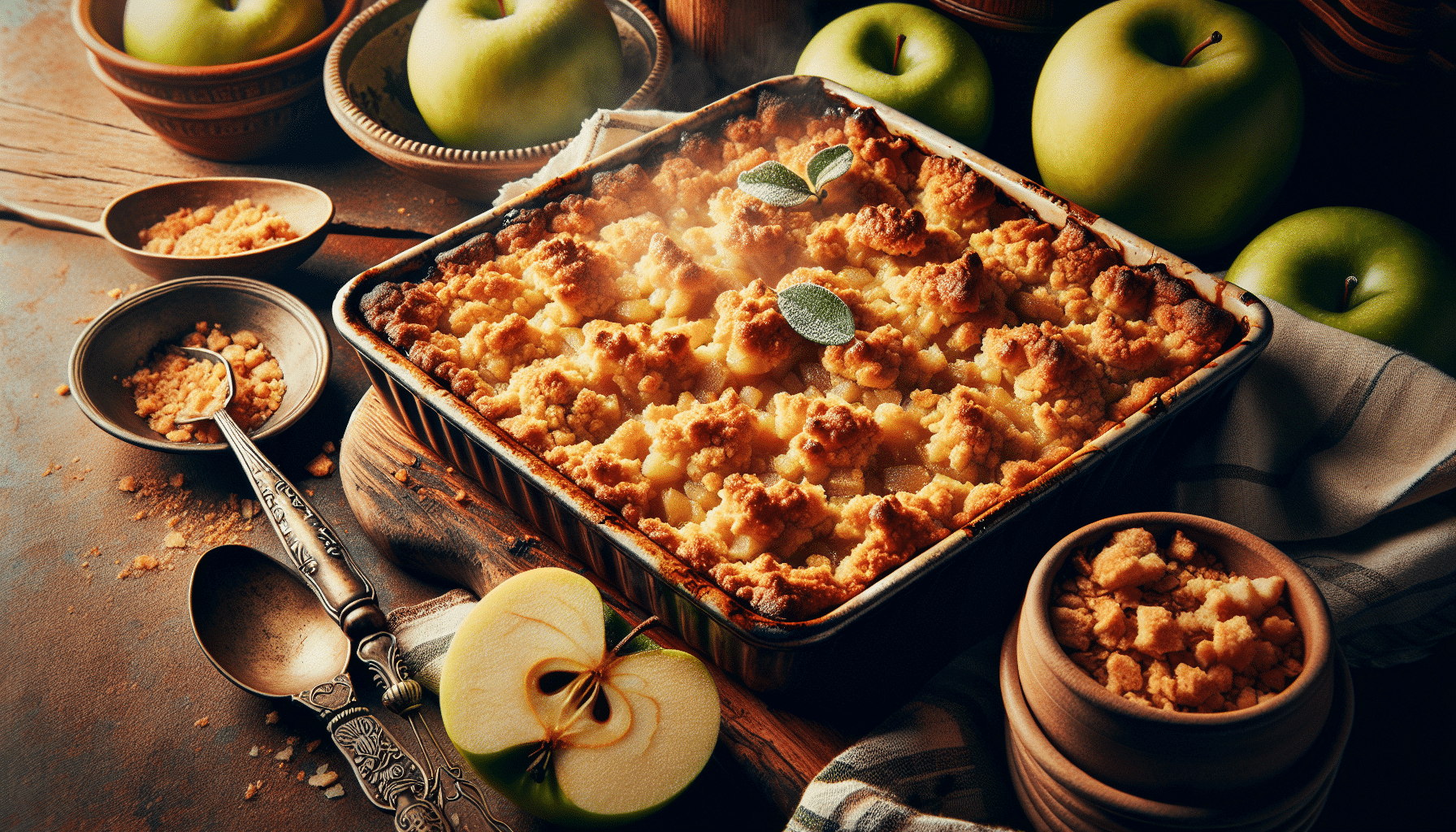 Crujiente de Manzana Exquisito: Receta Sencilla y Veloz