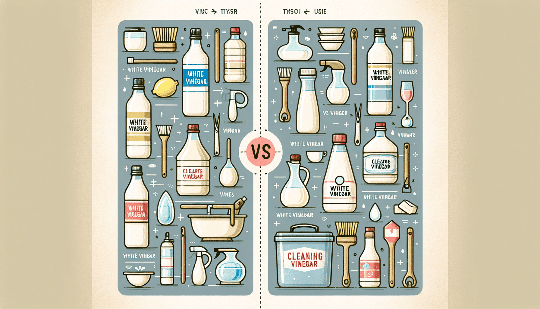 Vinagre Blanco vs. Vinagre de Limpieza: ¿Cuál es el Mejor para tu Hogar?