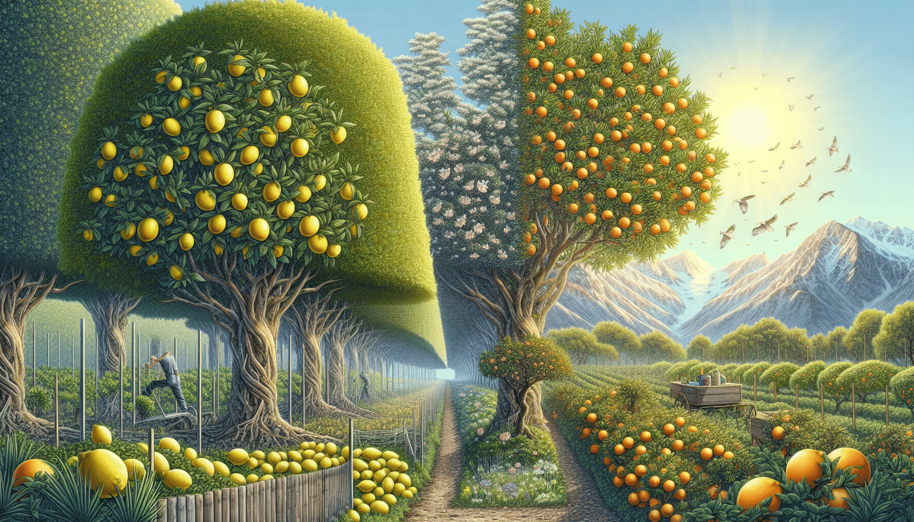 Revitaliza Tus Árboles Frutales: Guía Esencial para Restaura Limoneros, Naranjos e Higueras Después de la Poda