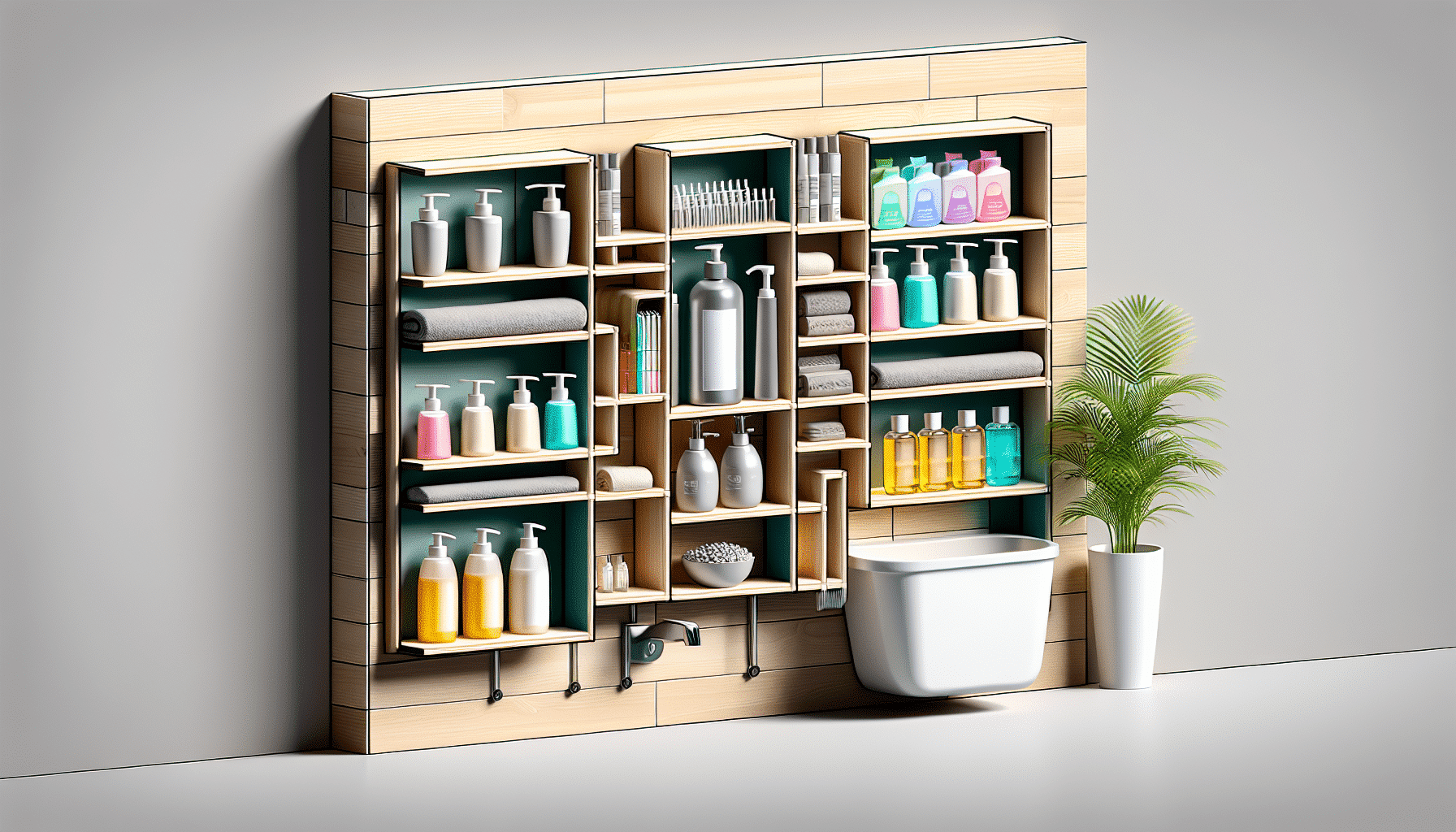 Solución Inteligente de JYSK: Estantería Práctica para Geles y Champús sin Necesidad de Taladrar