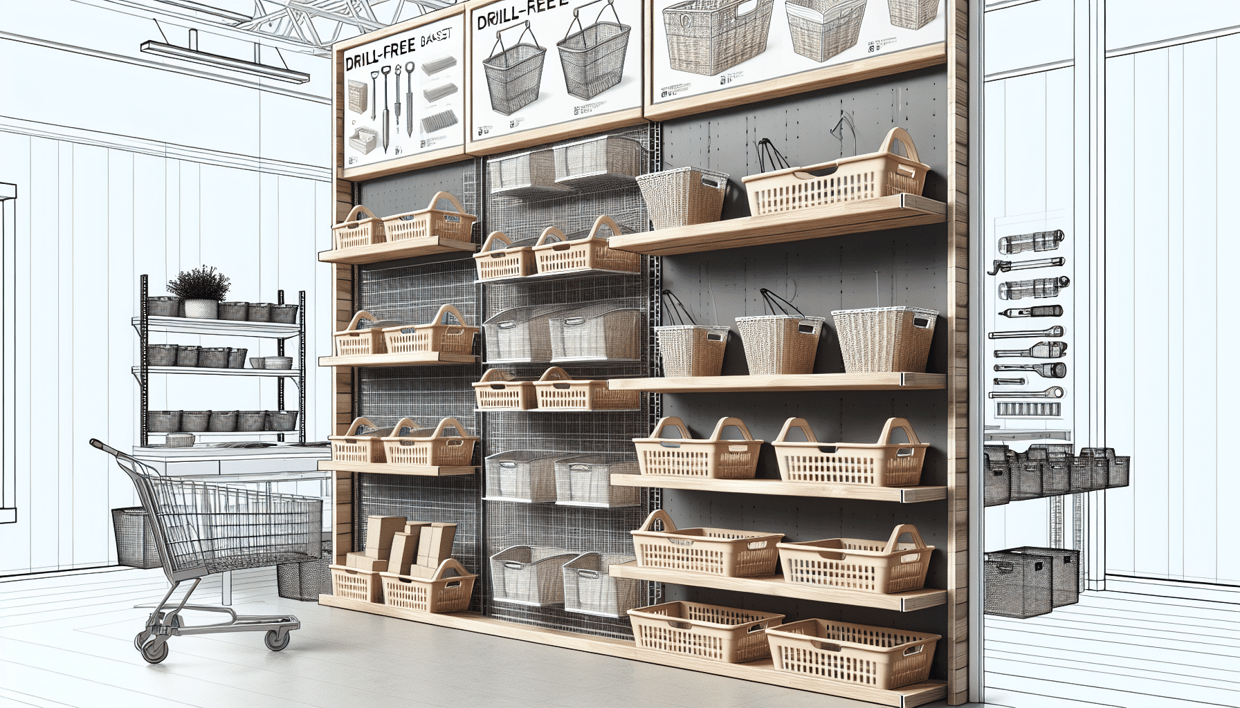 Revolucionaria Estantería de Cestas Leroy Merlin: Organiza sin Taladros