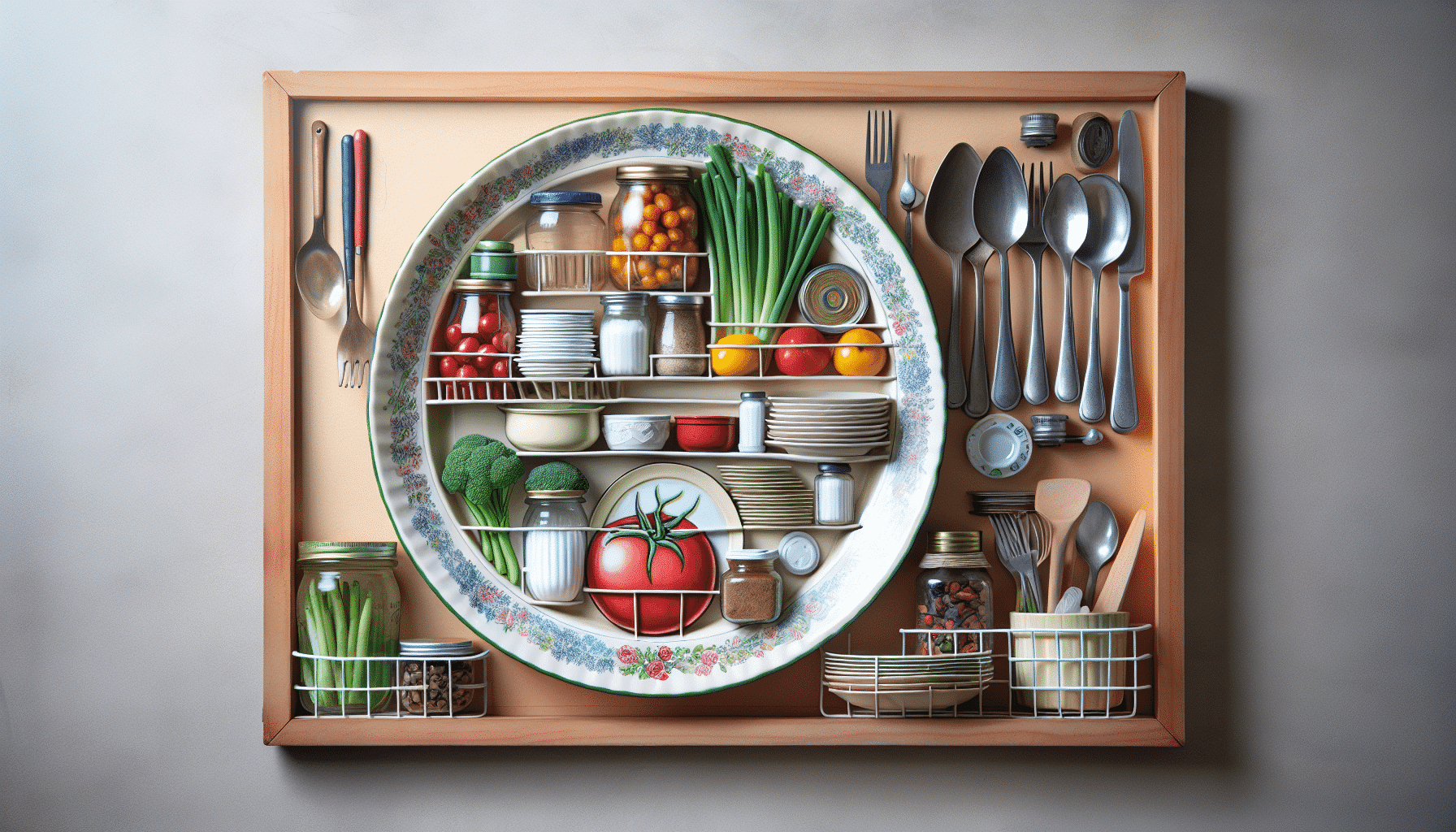 Transforma Tus Platos Viejos en una Creativa Solución de Almacenamiento para la Cocina