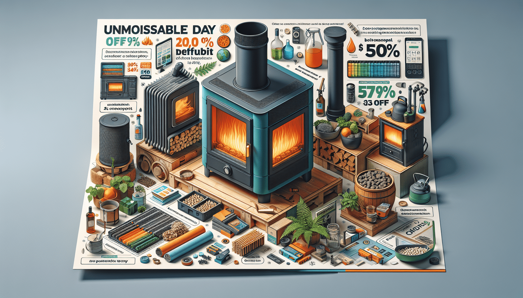 Atractivos Descuentos Diarios en Radiadores Eficientes, Estufas de Pellets y Chimeneas de Bioetanol en Leroy Merlin y Amazon