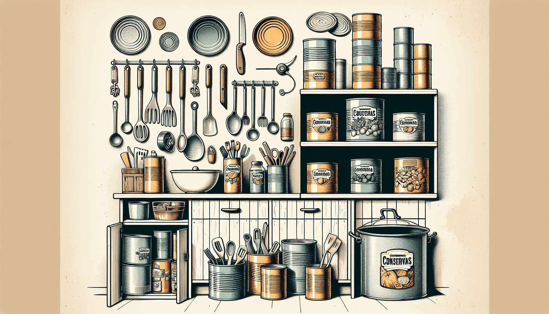 Transforma Tu Cocina: Organiza con Latas de Conserva Reutilizadas