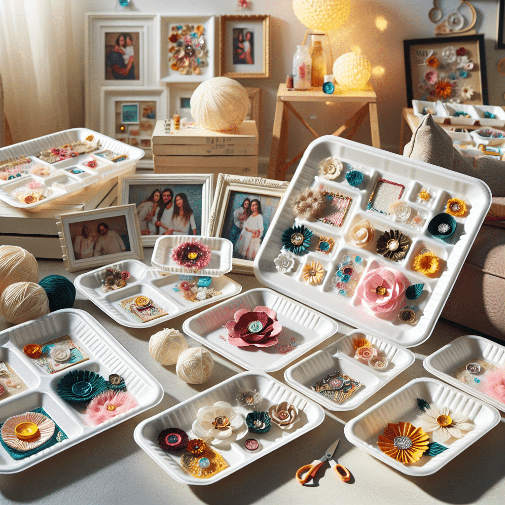 Convierte Bandejas Blancas de Supermercado en Arte DIY: Ideas Creativas para Decorar Tu Hogar