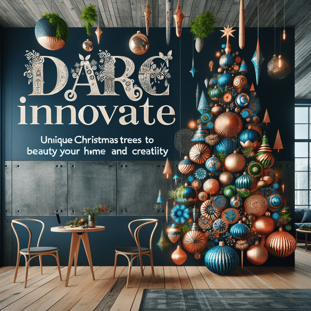Atrévete a Innovar: Árboles de Navidad Únicos para Embellecer tu Hogar con Estilo y Creatividad