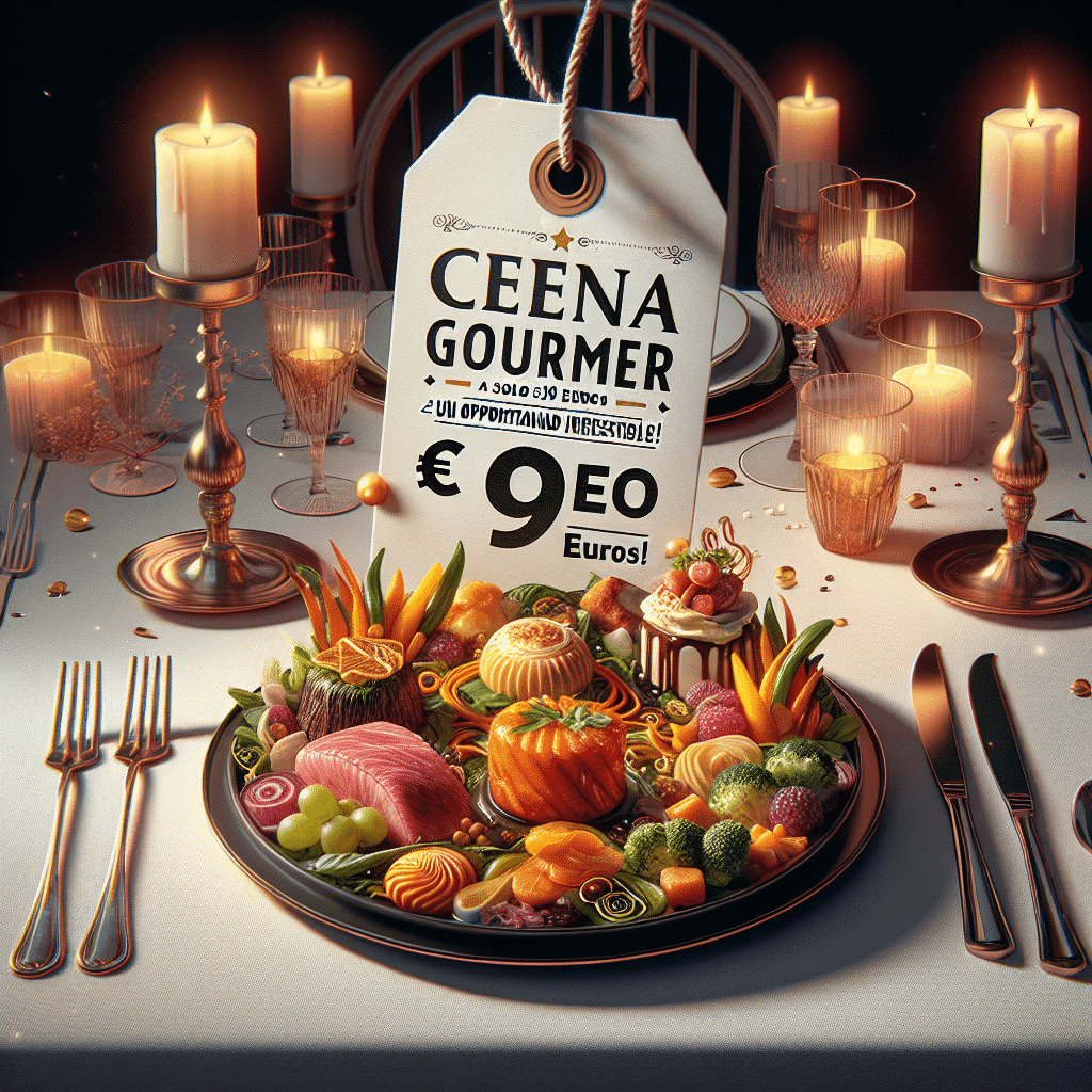 Cena Gourmet a Solo 9 Euros: ¡Una Oportunidad Irresistible!