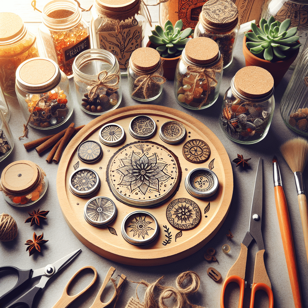 Transforma Tapas de Tarros de Cristal en Creativas Soluciones Decorativas y Funcionales