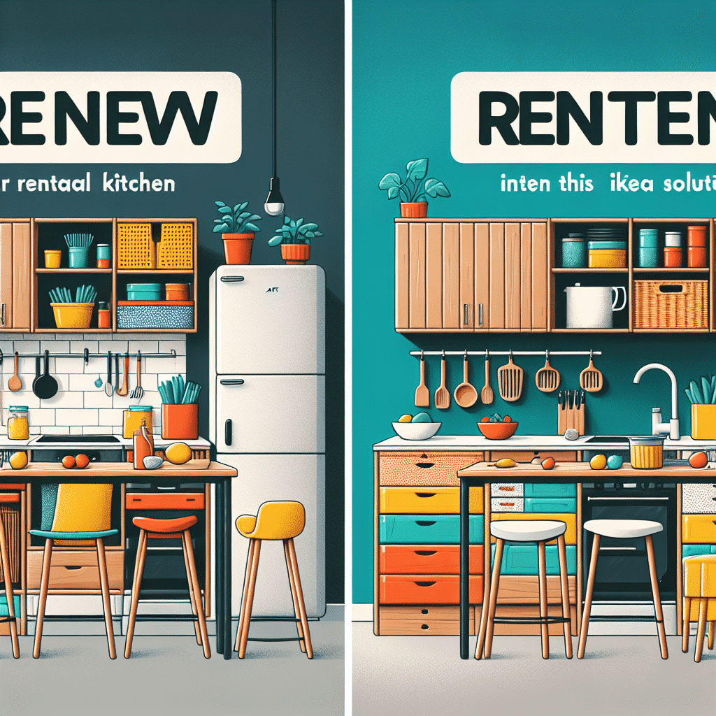 Renueva Tu Cocina de Alquiler con Esta Creativa Solución de Ikea