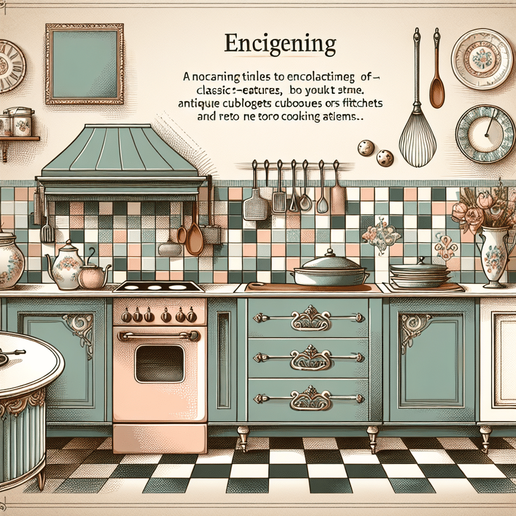 Encantadoras Cocinas de Época: Inspiración Vintage para tu Hogar