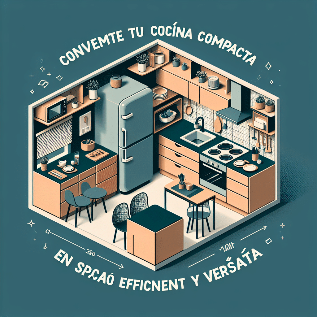Convierte Tu Cocina Compacta en un Espacio Eficiente y Versátil