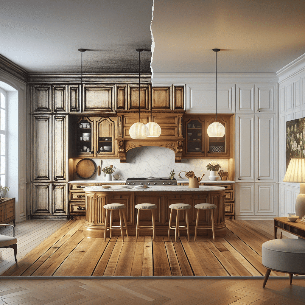 Transforma tu Cocina: Combinando Estilos Atemporales y Toques Contemporáneos