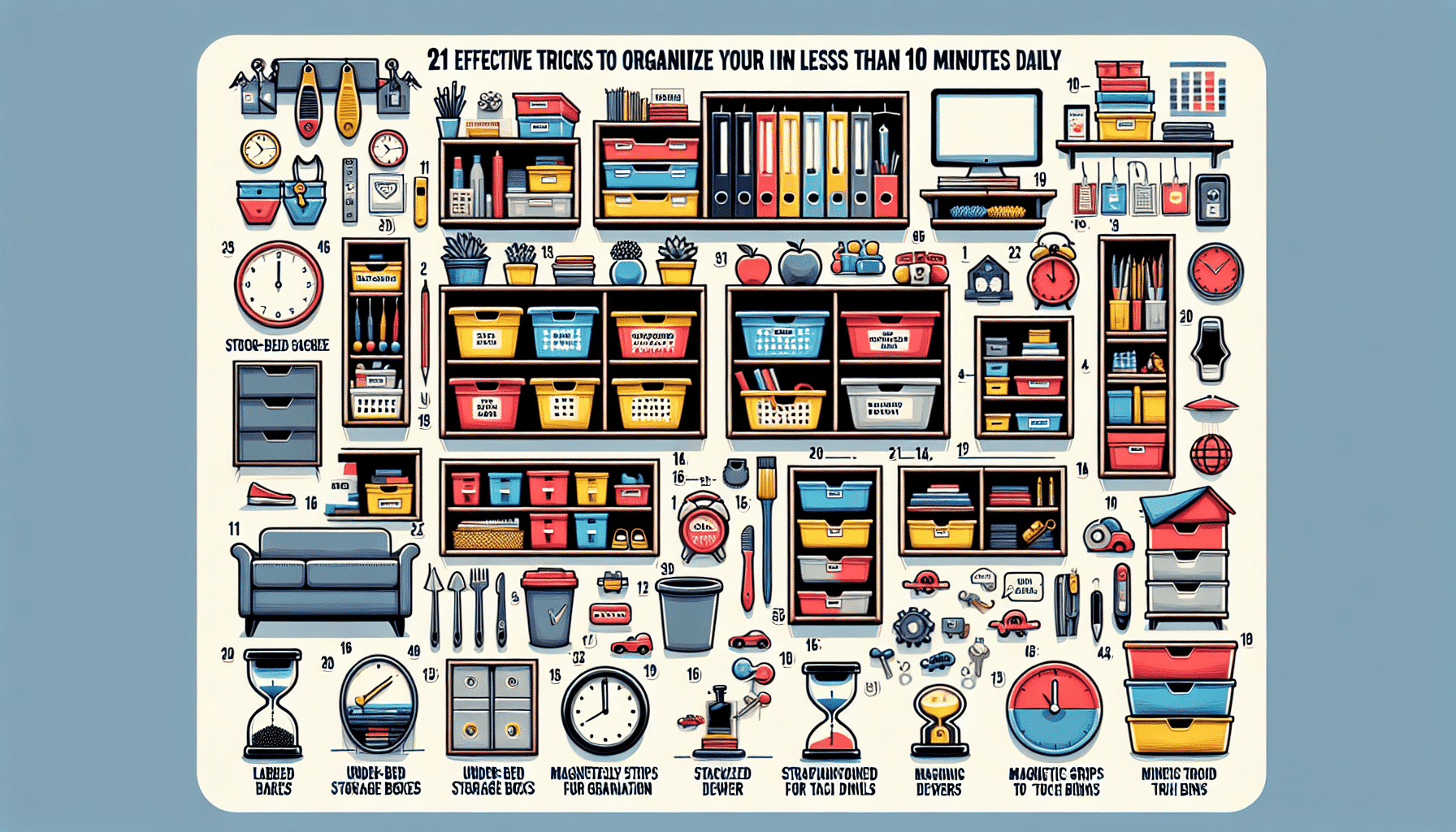 Transforma Tu Hogar: 21 Sencillos Trucos para Organizar en Solo 10 Minutos al Día