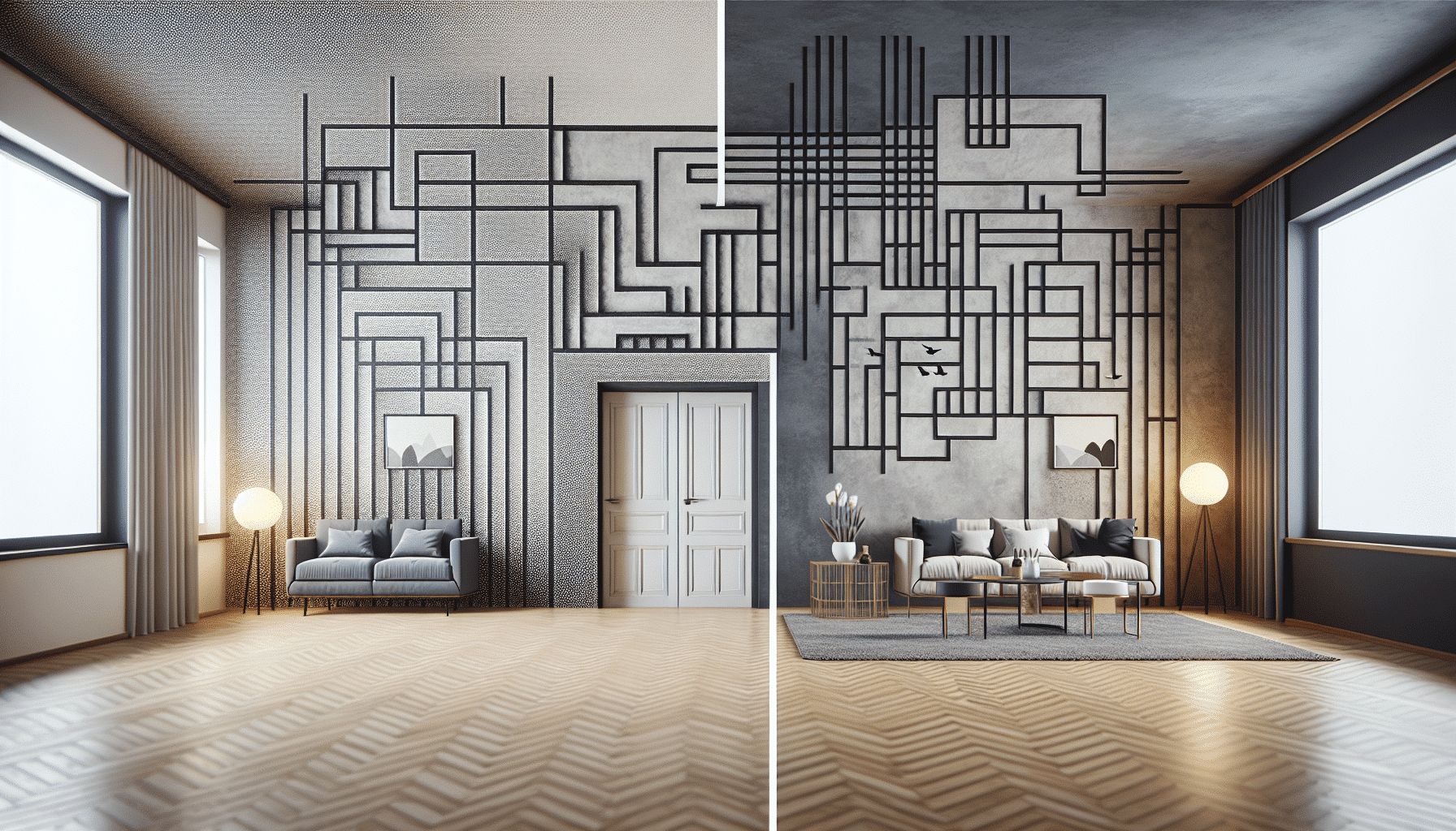 Elimina el Gotelé: Renueva tu Hogar con Revestimientos Bauhaus Modernos