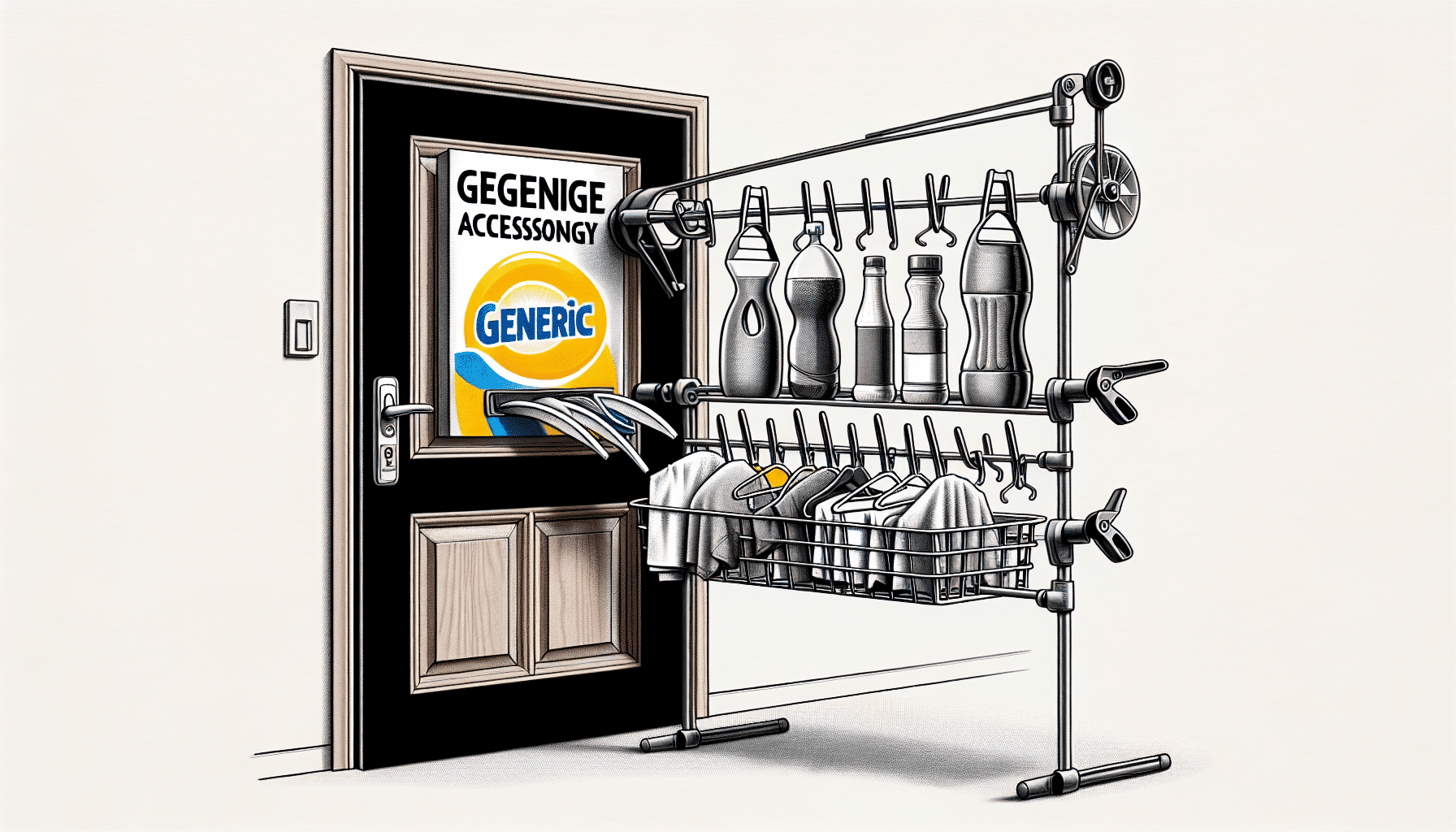 Aldi Revoluciona el Espacio con su Innovador Accesorio para Convertir Puertas en Tendederos Funcionales