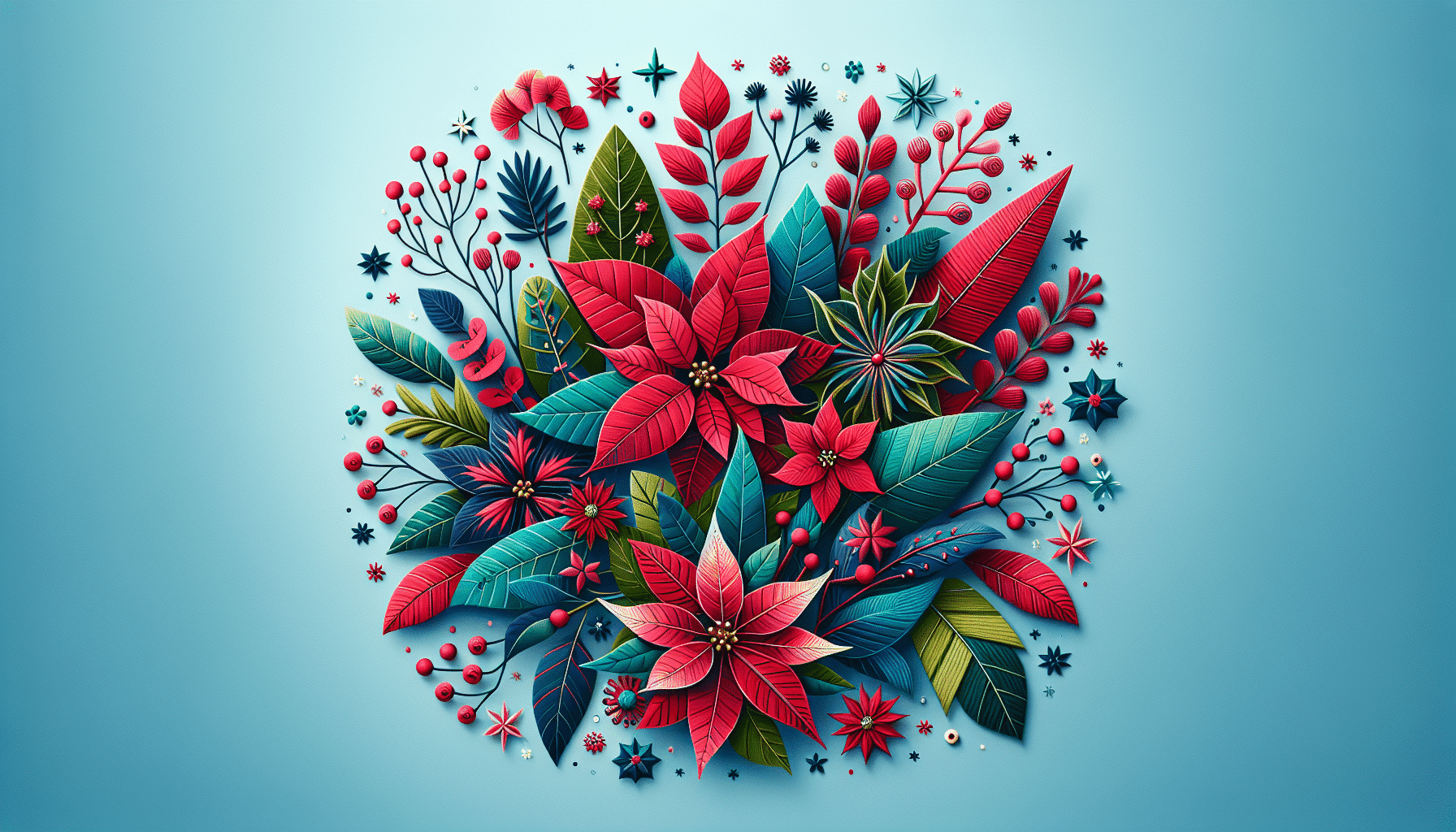 Alternativas Originales a la Flor de Pascua y la Princettia para Decoraciones Festivas