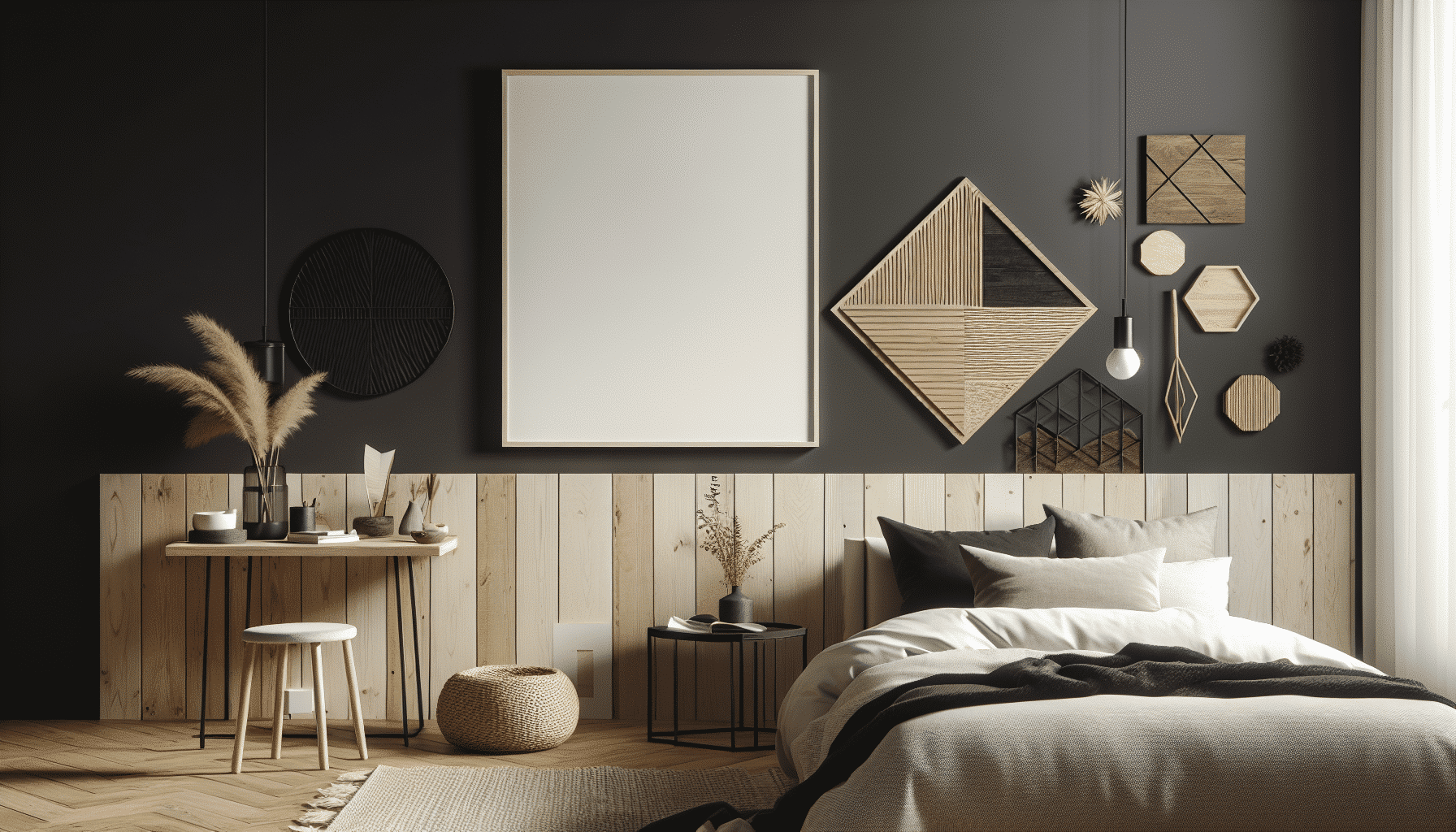 Incorpora el Negro en tu Dormitorio Nórdico con Estilo Audaz