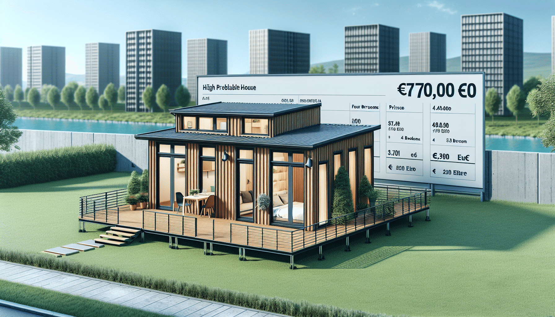 Lujosa Casa Prefabricada de Cuatro Dormitorios por 17,000 Euros: Tu Refugio Portátil Disponible en Amazon