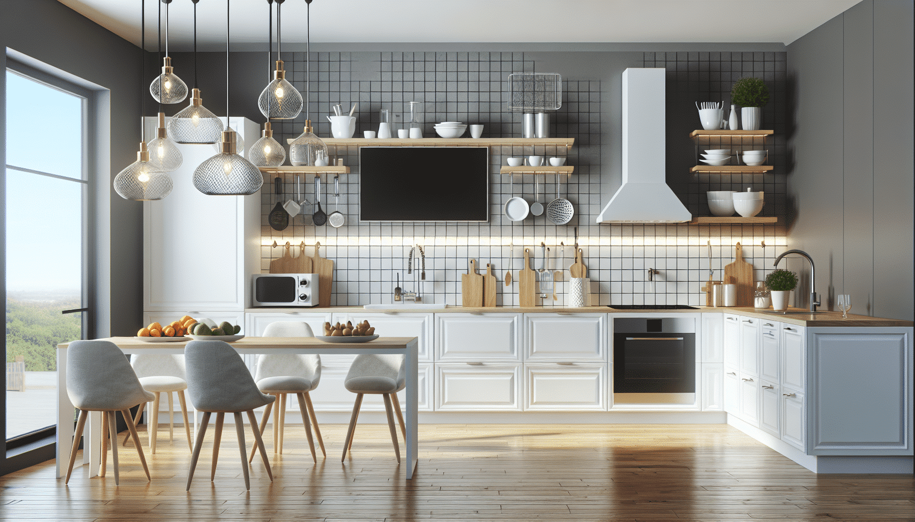 Modernidad en Blanco: El Resplandor Eterno de las Cocinas Contemporáneas