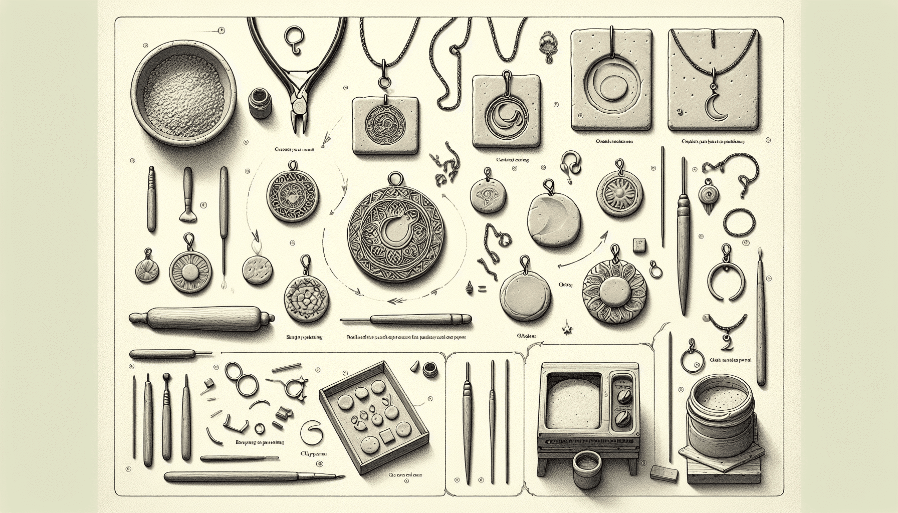 Crea Tus Propios Colgantes de Arcilla: Guía Sencilla y Personalizada