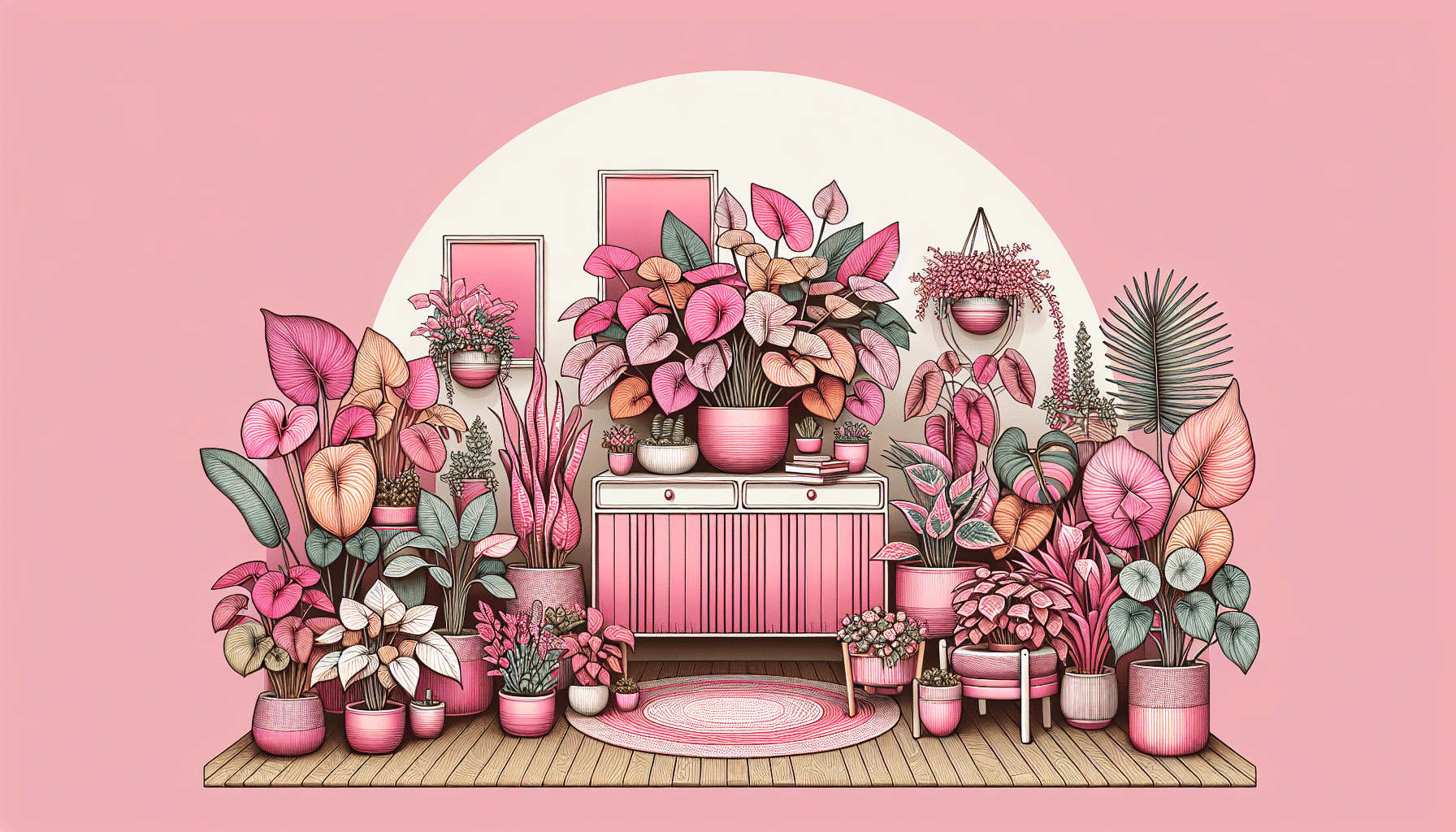 Guía para Cultivar la Exótica Planta Perenne ‘Hojas de Sangre’ y Transformar tu Hogar en un Oasis Rosa