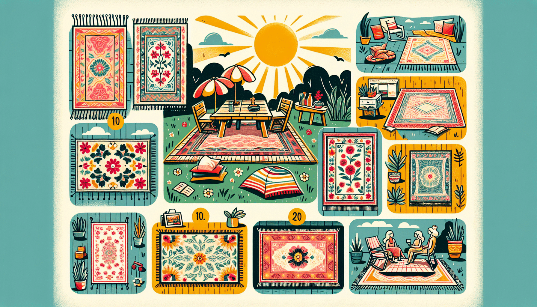 Guía Definitiva para Seleccionar Alfombras Ideales que Realzan tu Verano