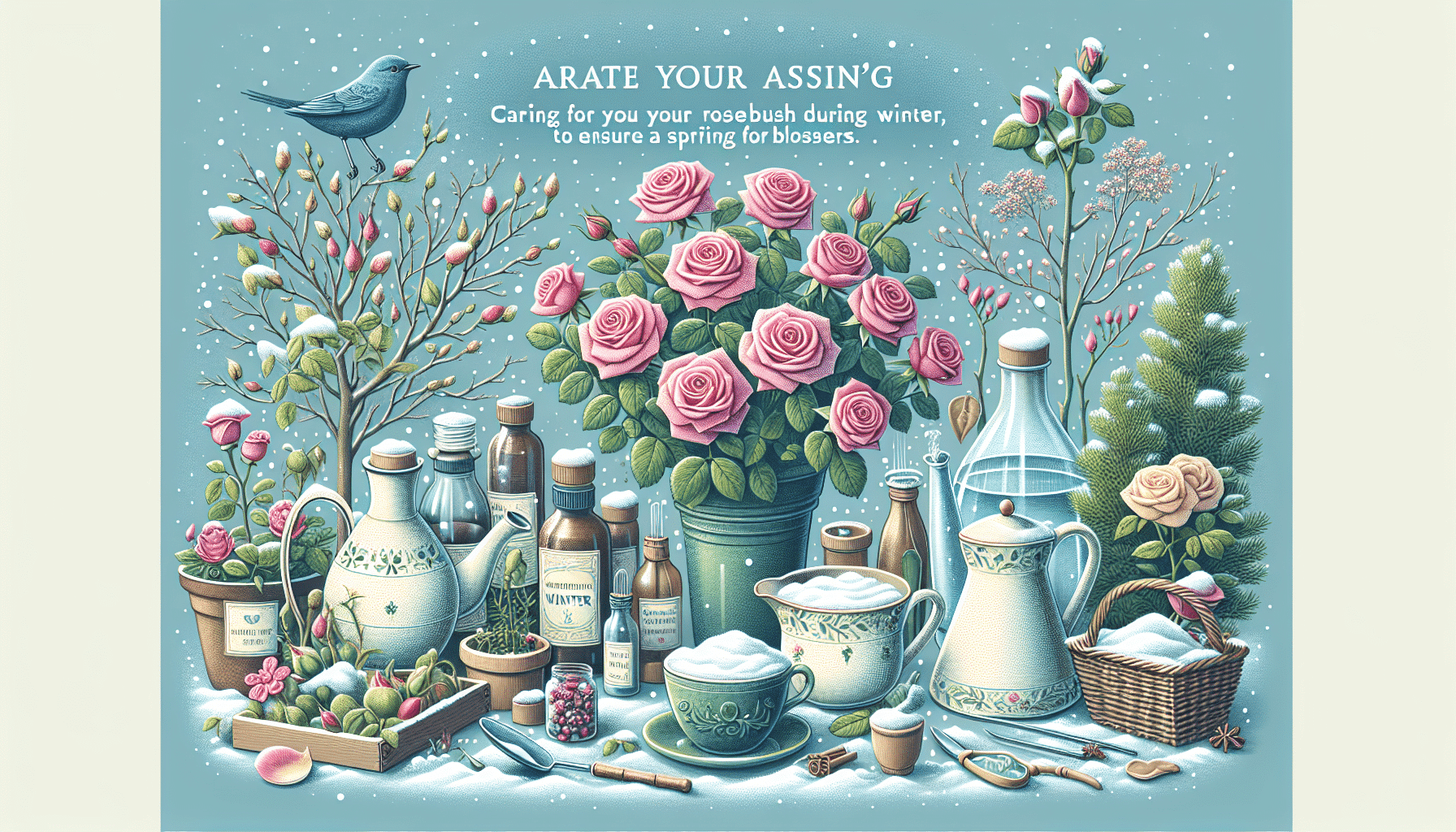 Cómo Proteger tu Rosal en Invierno para Disfrutar de una Floración Exuberante en Primavera