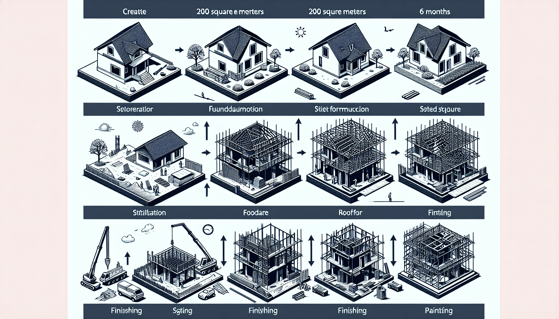 Edificación Express: Completa 200 m² en Medio Año