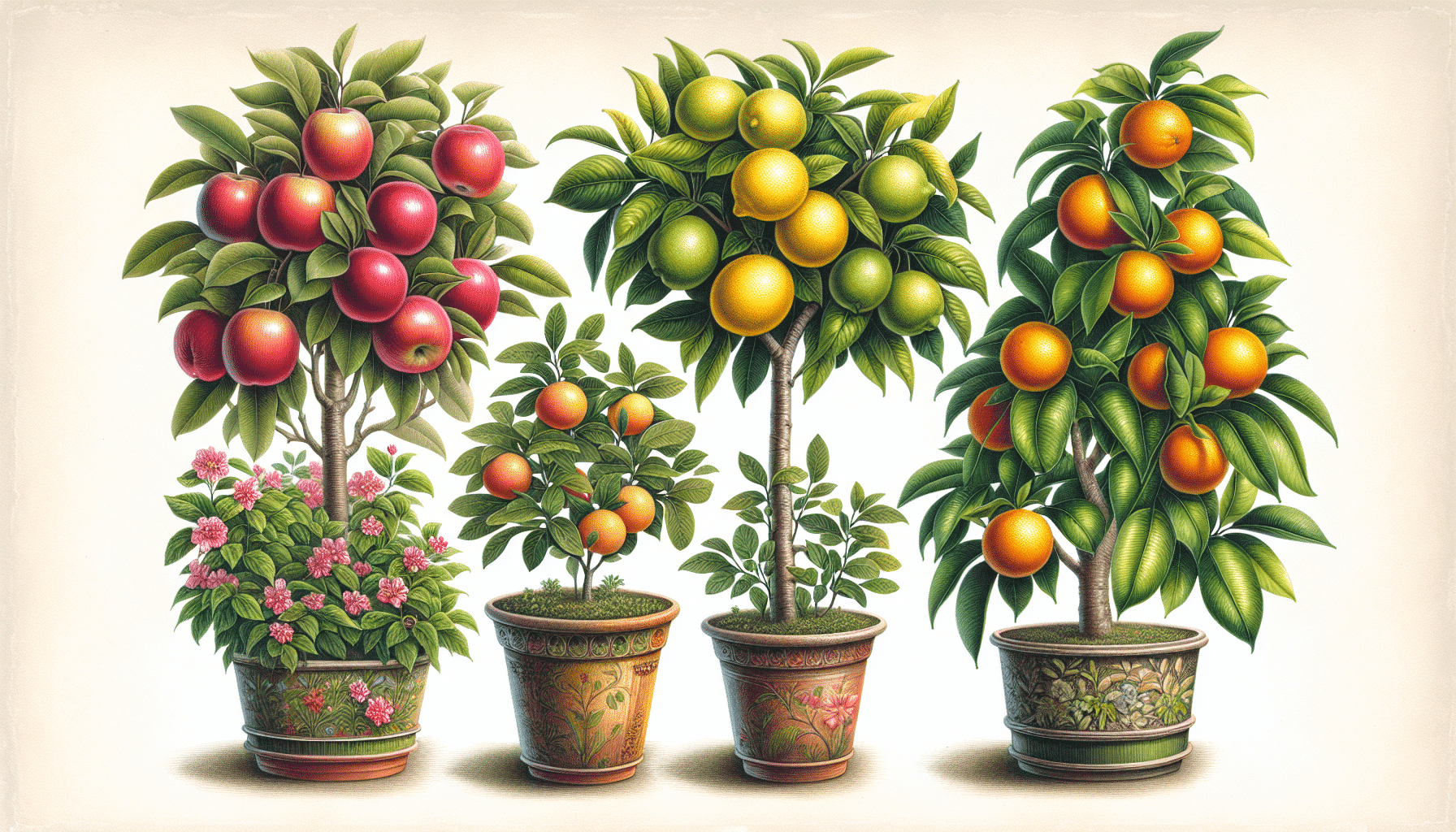 Cuatro Árboles Frutales Ideales para Cultivar en Macetas y Triunfar en Tu Espacio Verde