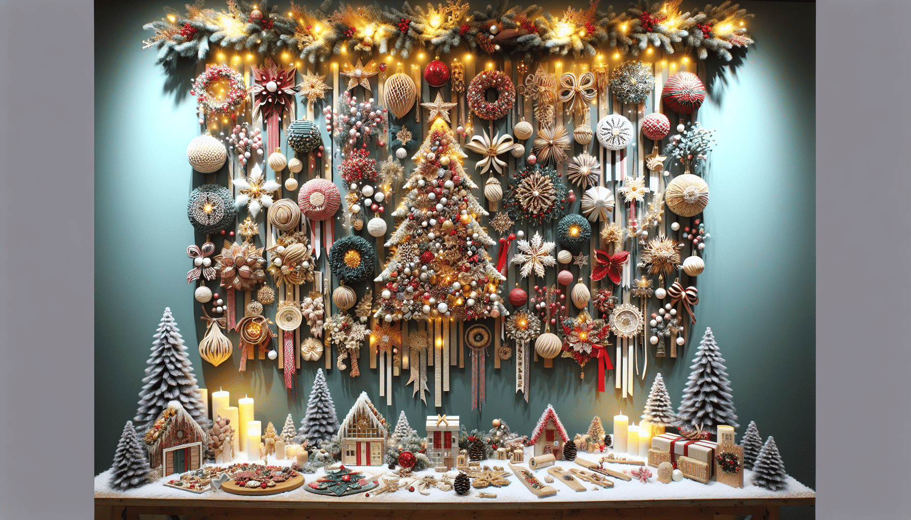 Manualidades Creativas para Decorar las Paredes en Navidad con Estilo