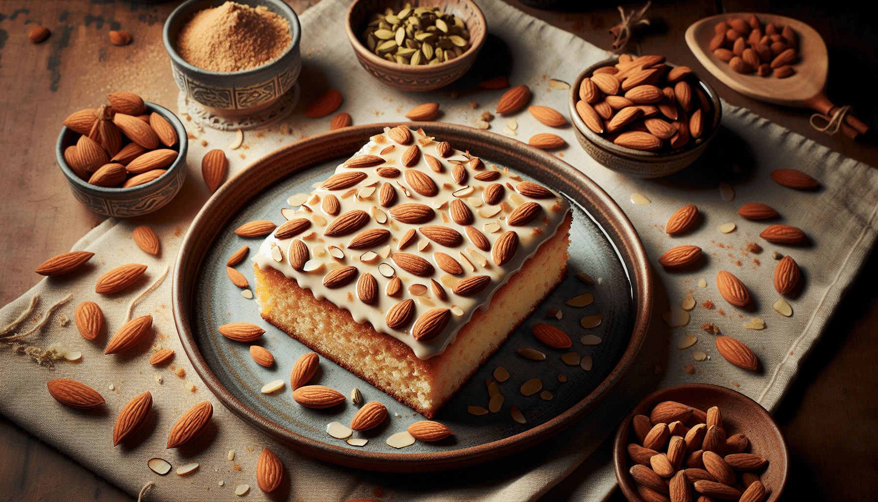 Explosión de Sabores: Bizcocho de Almendras y Cardamomo