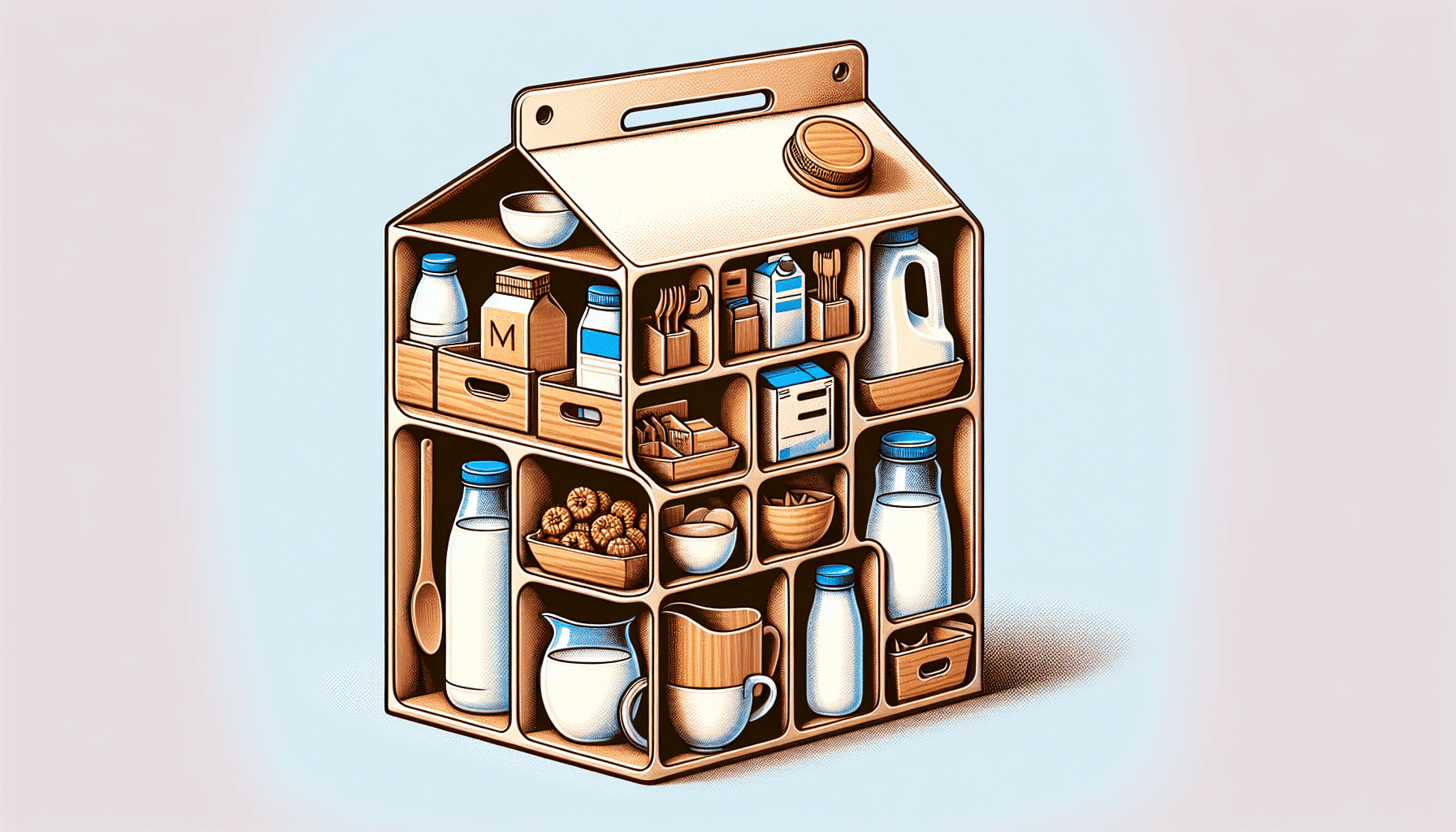 Transforma tu Cocina: Organiza con Cajas de Leche Vacías