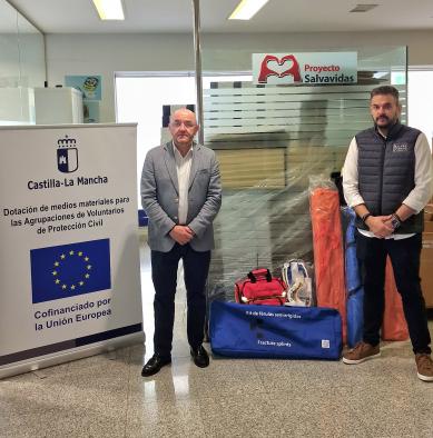 Entrega de Material de Emergencia a Agrupaciones de Protección Civil en Castilla-La Mancha