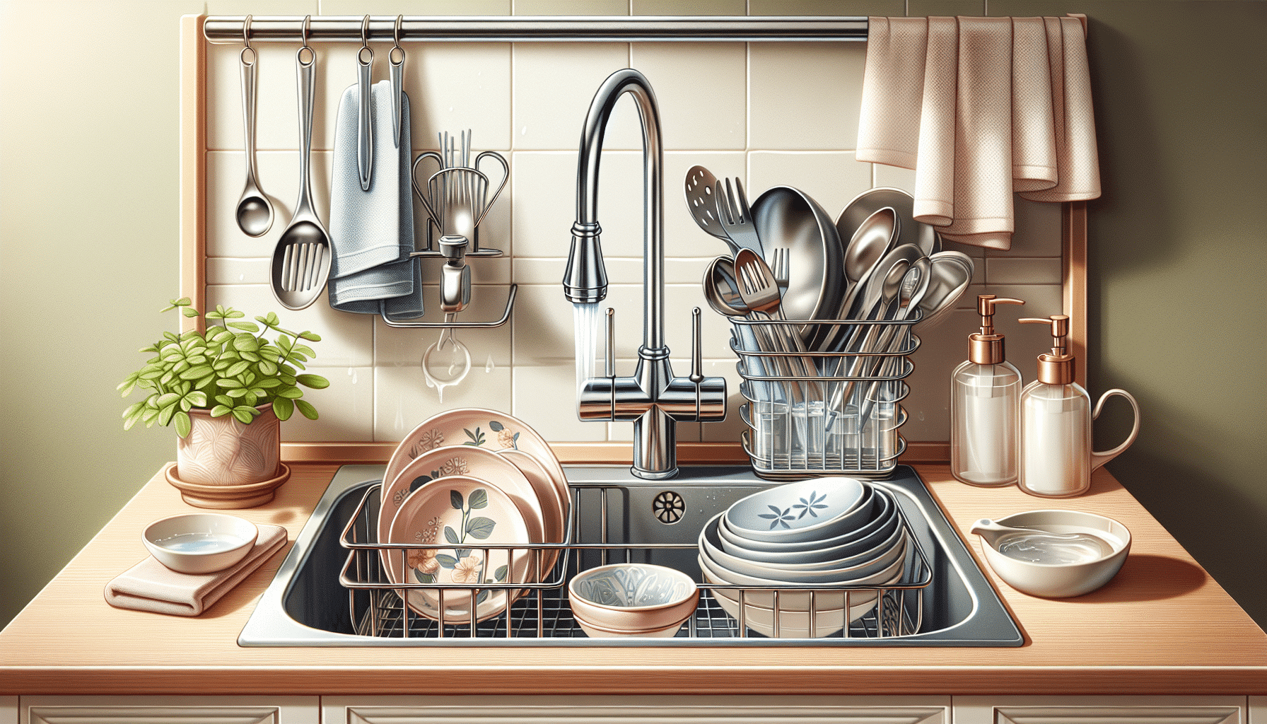 El Arte de Un Fregadero Impecablemente Organizado