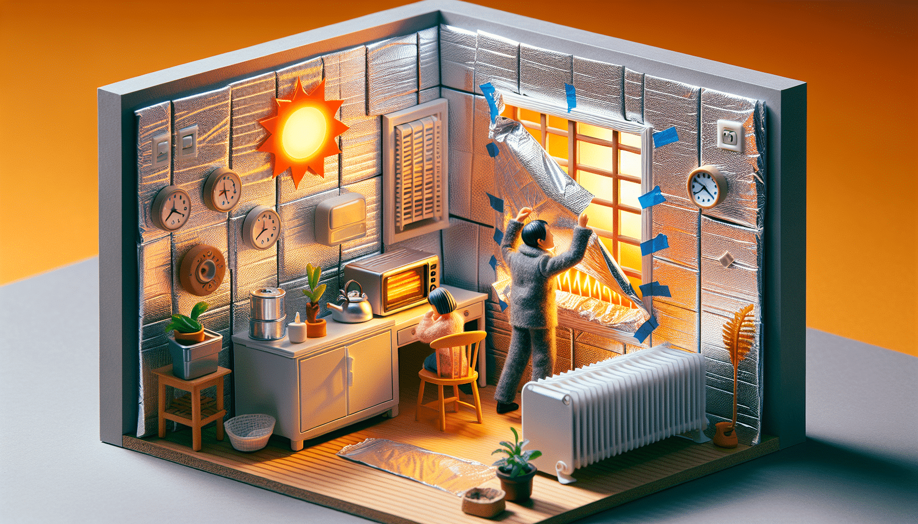 Ahorra en Calefacción con el Ingenioso Truco Japonés del Papel de Aluminio