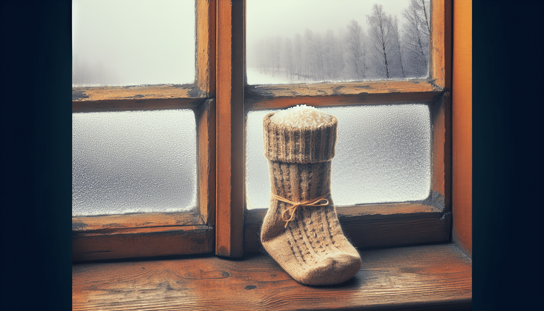 Solución Ingeniosa con Calcetines Viejos: Combate la Humedad y Condensación en Ventanas