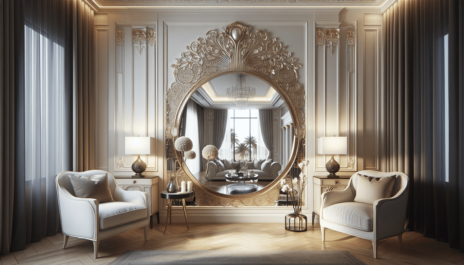 Espejo de Estilo: Amplía tu Recibidor y Sofistica tu Salón