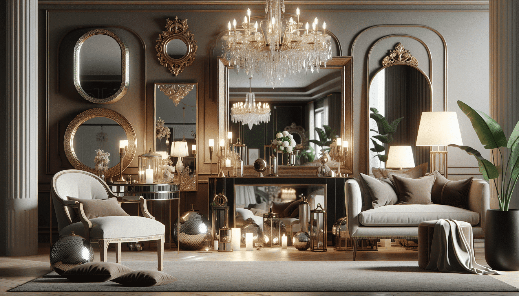 Reflejos Brillantes: Integrando Luz, Estilo y Funcionalidad en la Decoración del Hogar