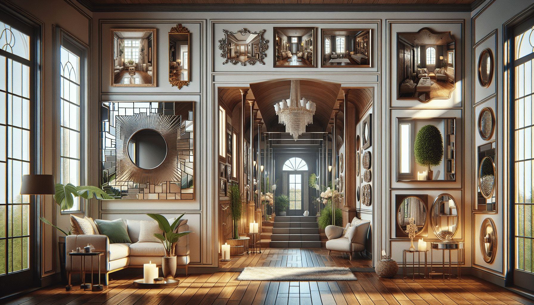 Reflejos de Elegancia: Combinando Estilo y Funcionalidad en tu Hogar con Espejos