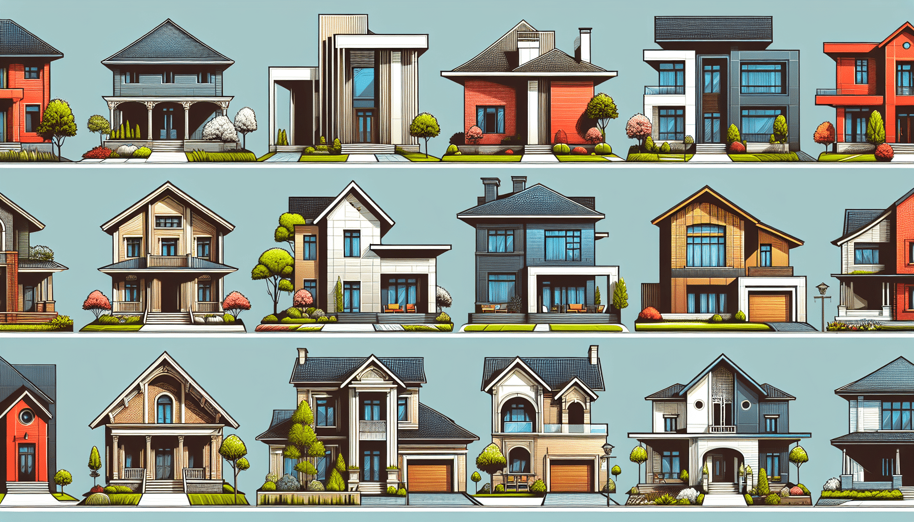 Explorando Diseños y Características de Fachadas Residenciales