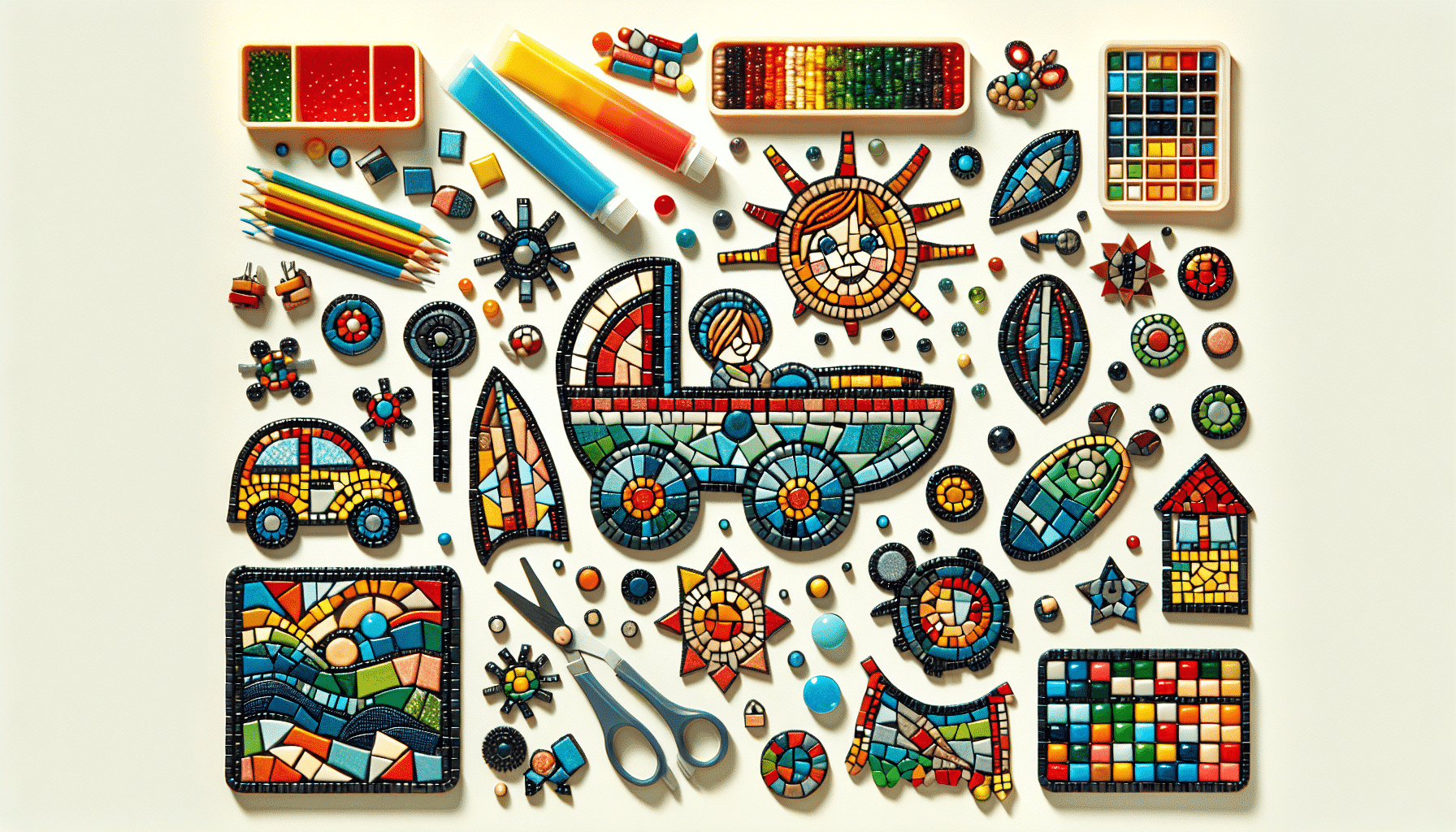 Descubre los Beneficios del Mosaico Infantil DIY: Creatividad en Formas y Colores