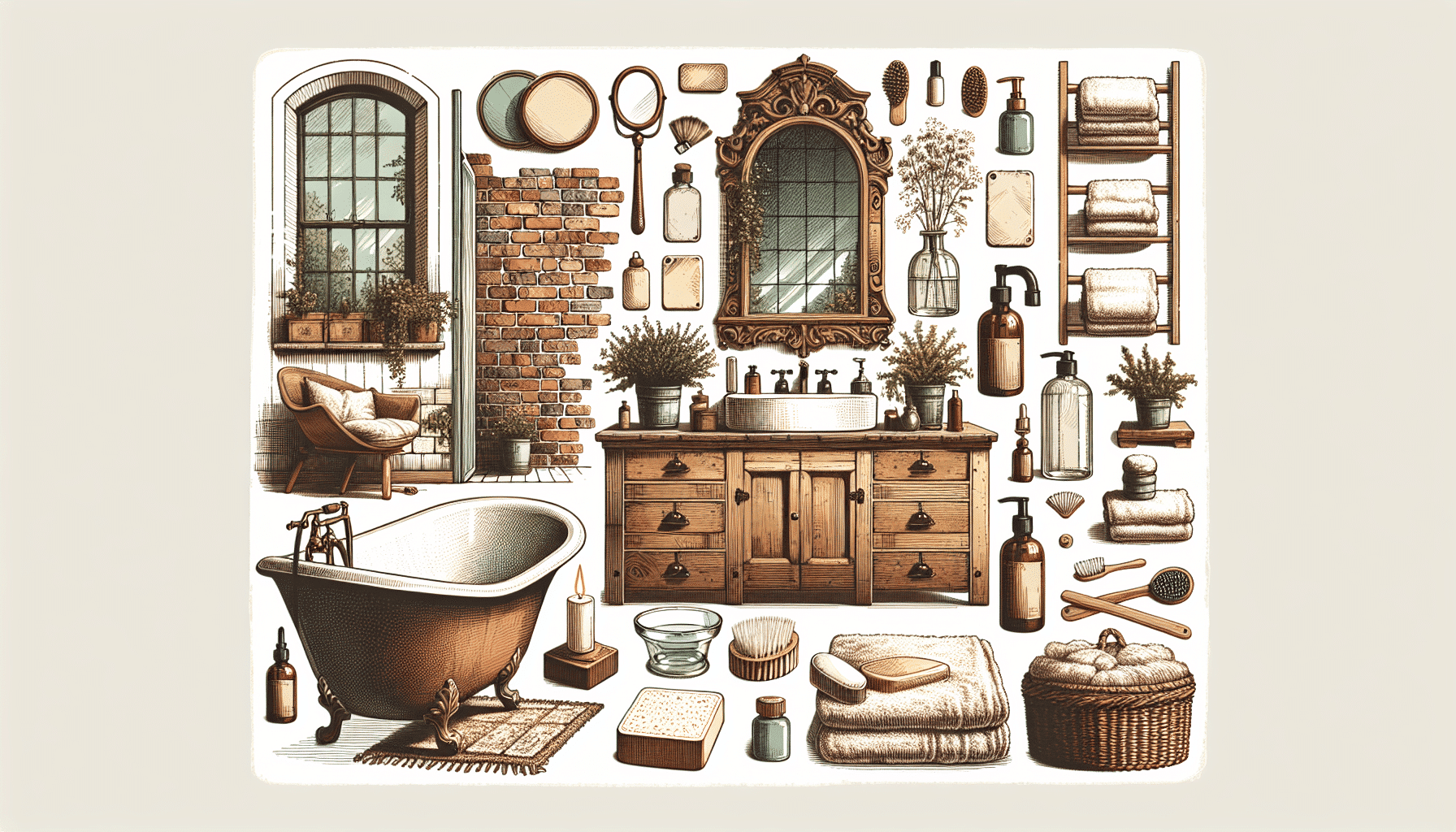 Cómo Diseñar un Baño Rústico: Calidez y Funcionalidad en Cada Detalle